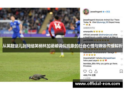 从英超宠儿到网络笑柄林加德被调侃现象的社会心理与媒体传播解析